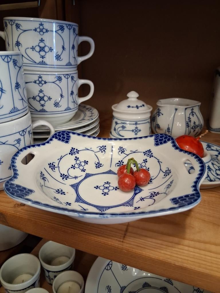 Bonbonschaaltje blau saks indian  blue, Ophalen of Verzenden, Nieuw, Overige stijlen