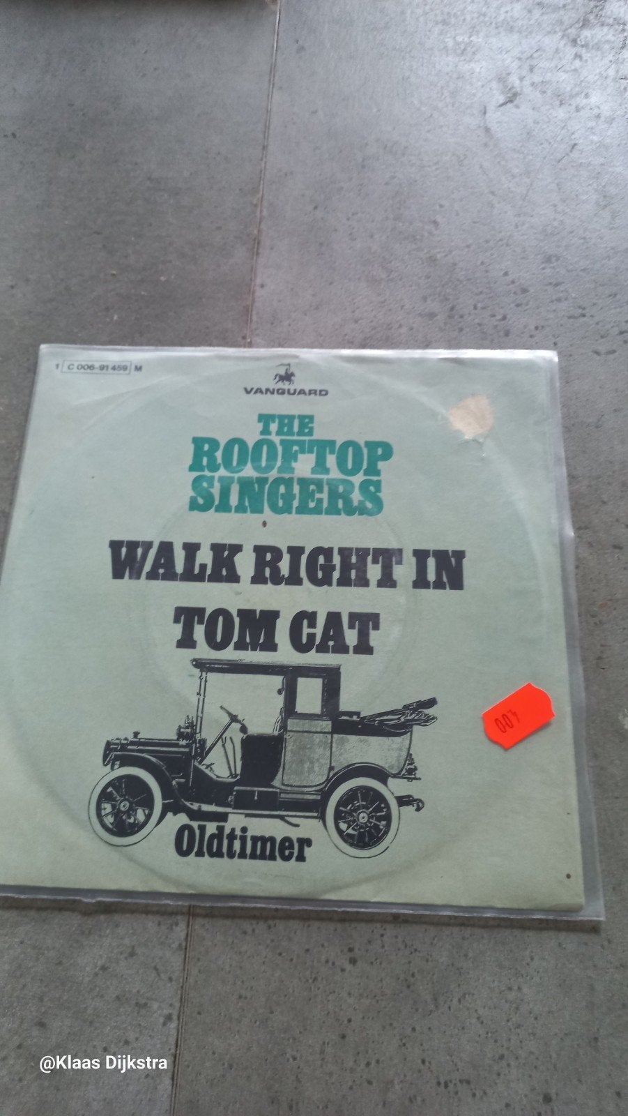 The Rooftop Singers - Walk Right In / Tom Cat, Cd's en Dvd's, Vinyl Singles, Ophalen of Verzenden, Gebruikt, 7 inch, Pop
