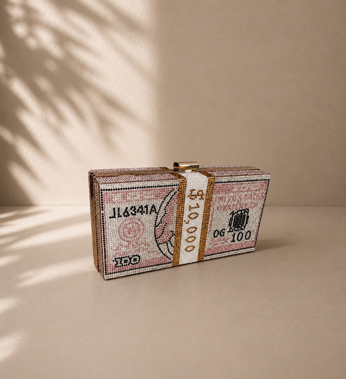 Clutch diamonds, Ophalen of Verzenden, Nieuw, Roze, Avondtasje
