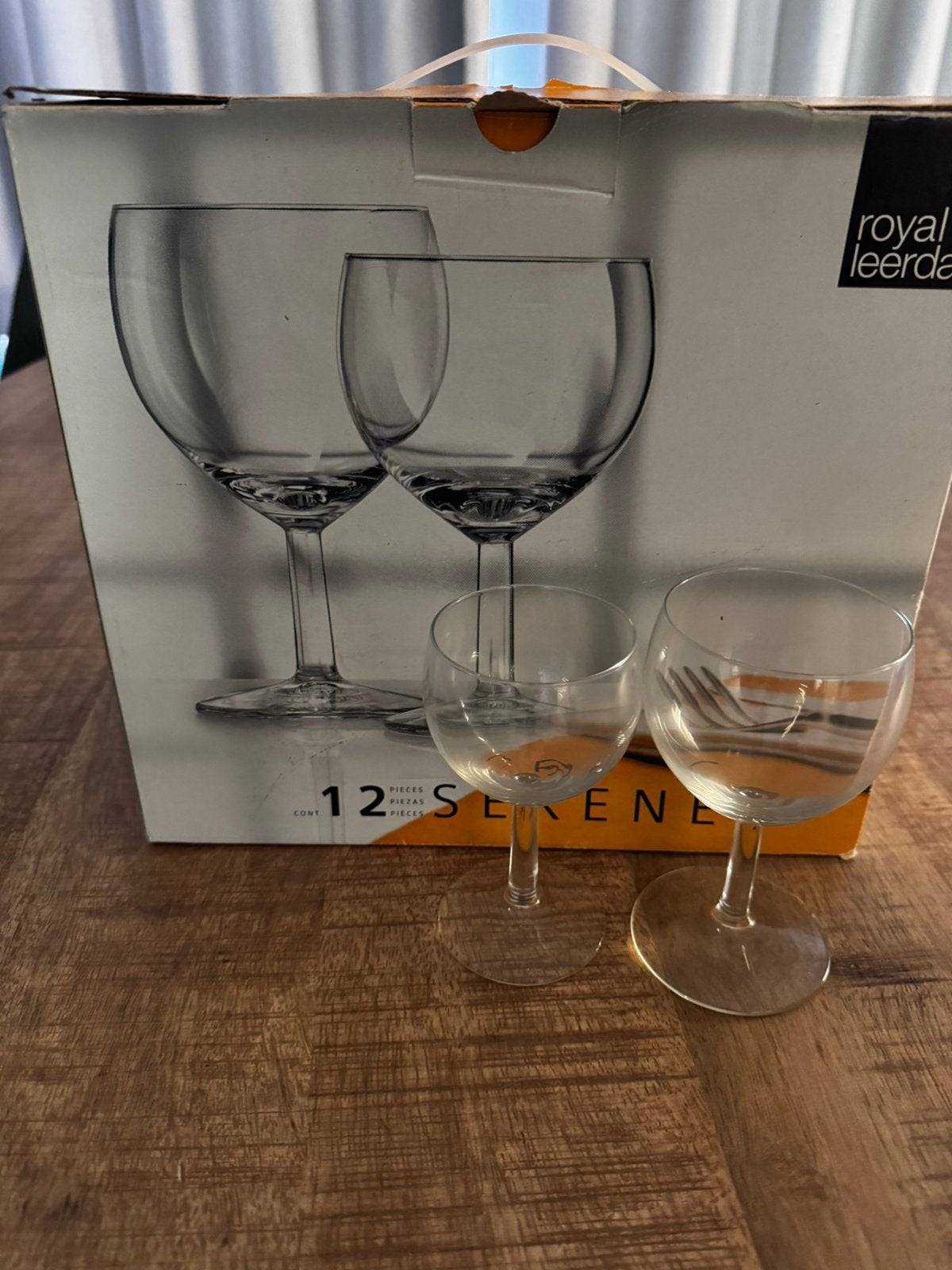Royal leerdam serene wijnglazen 12 stuks 2 maten, Ophalen, Nieuw, Overige typen