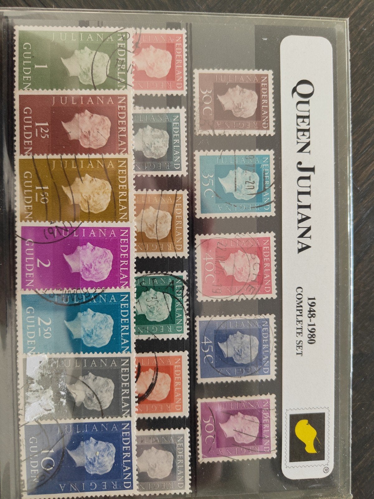 Koningin Juliana complete set 1948-1980, Postzegels en Munten, Ophalen of Verzenden, Na 1940, Gestempeld