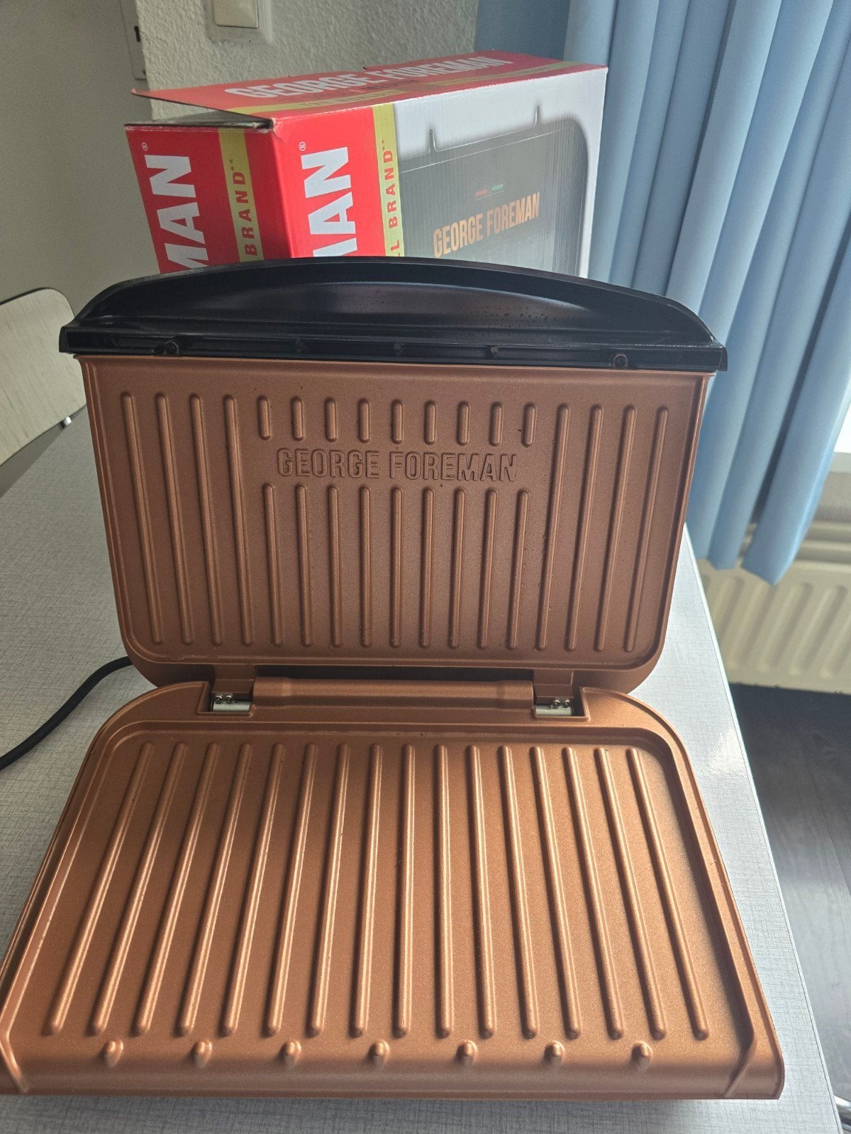 -tostie apparaat-contactgrill 1 keer gebruikt, Ophalen, Zo goed als nieuw