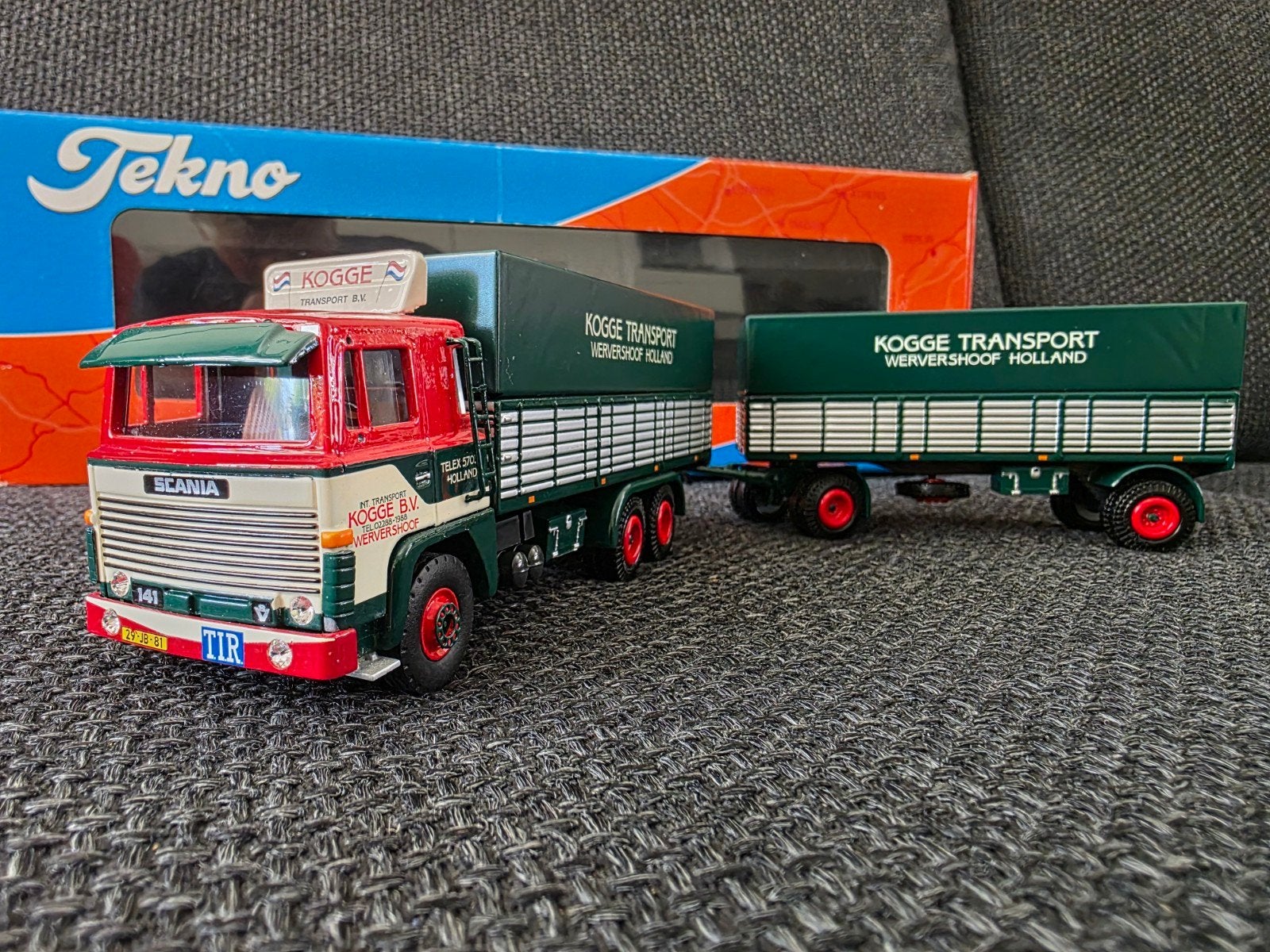 Scania 141 V8 Kogge Transport, Ophalen of Verzenden, Zo goed als nieuw, Bus of Vrachtwagen, Tekno