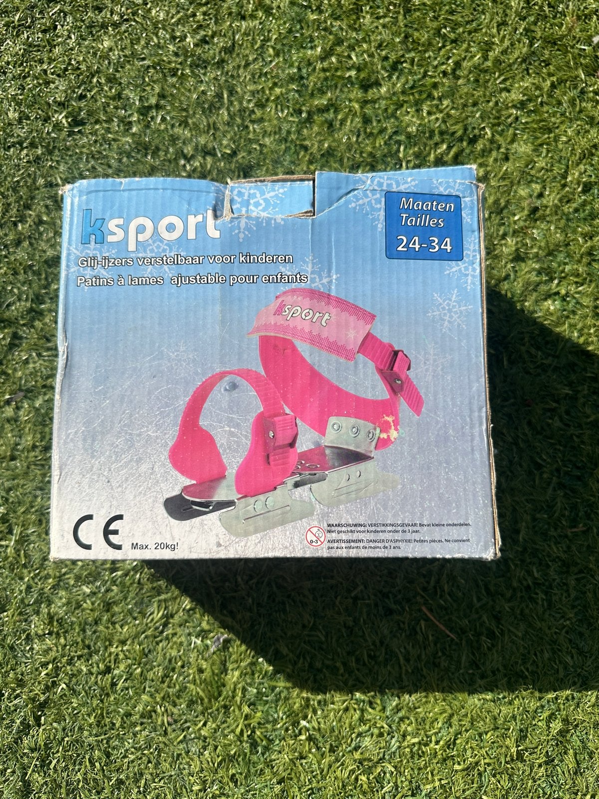 Ksport verstelbare glij-ijzers voor kinderen (maat 24-34), Ophalen, Zo goed als nieuw, Overige typen, Overige merken