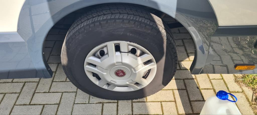 4 Camper velgen met banden 15 inch fiat ducato, Ophalen of Verzenden, Nieuw, Fiat