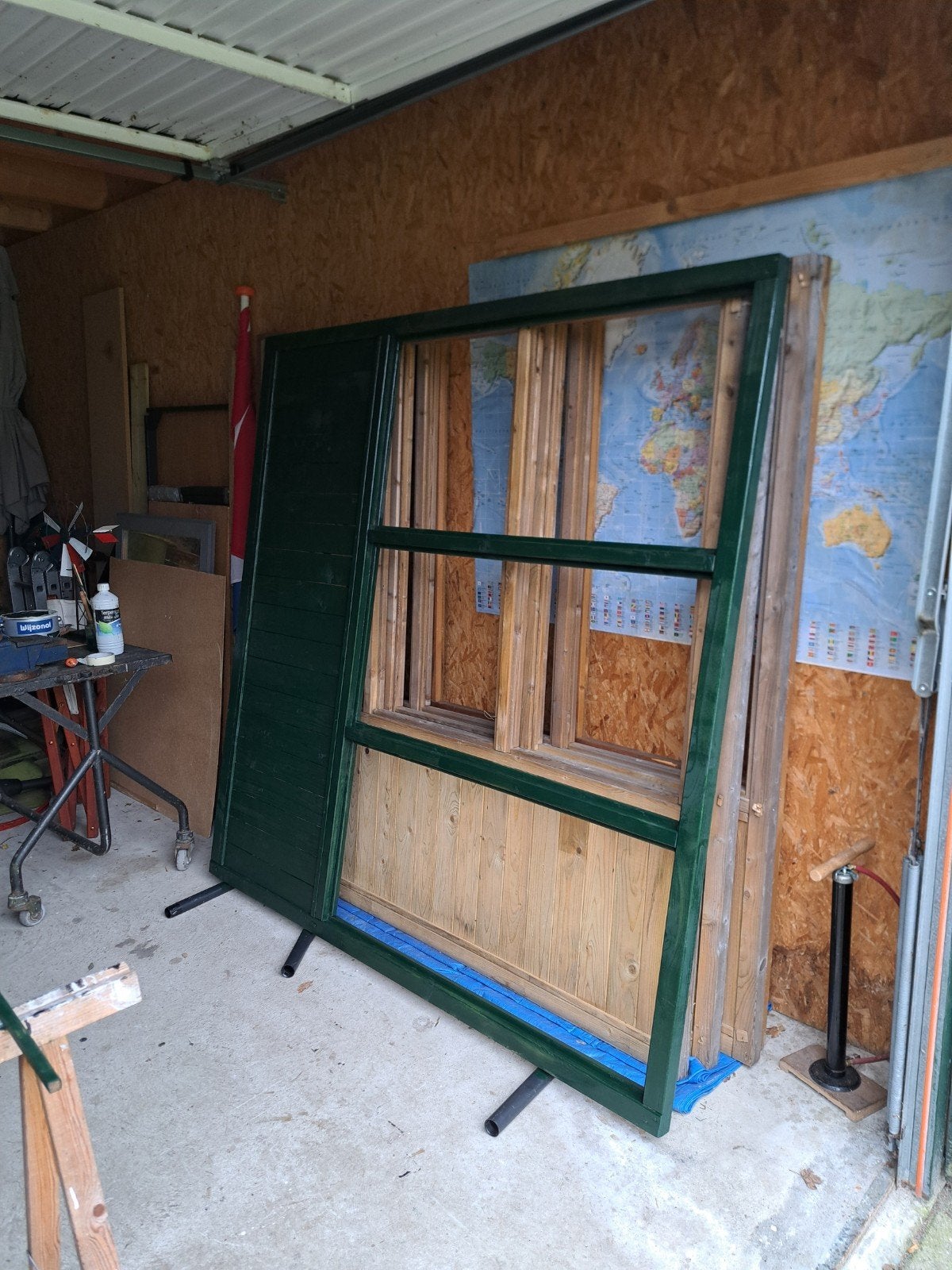 hillhout schutting, Ophalen, Hout, Minder dan 3 meter, 1 tot 2 meter