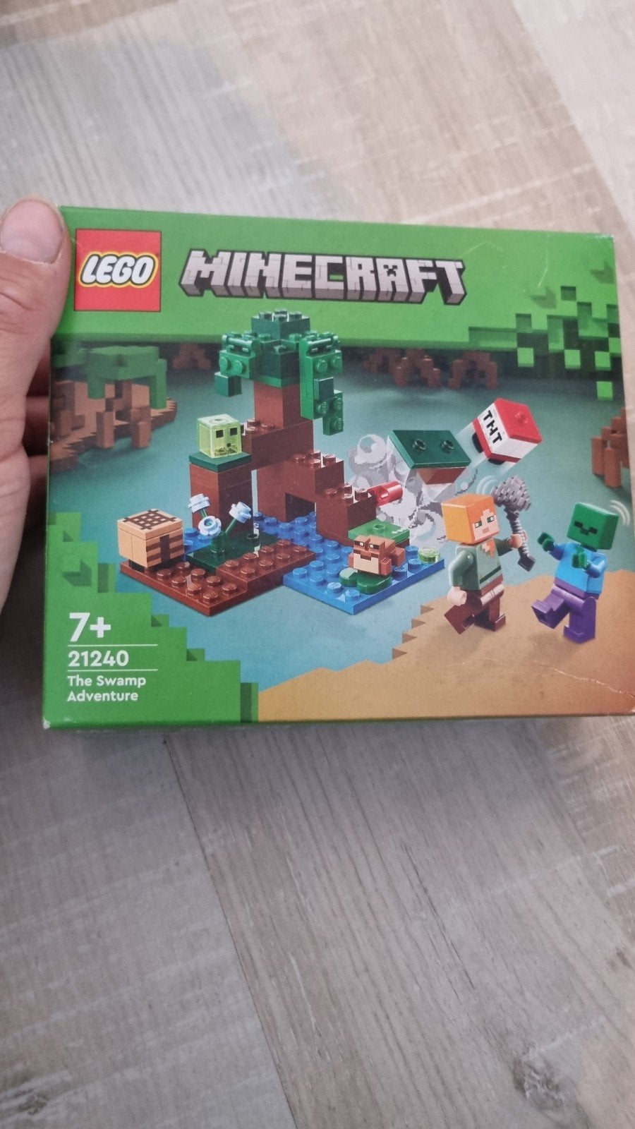 LEGO Minecraft 21240 The Swamp Adventure, Minecraft, Lego, Ophalen of Verzenden, Zo goed als nieuw