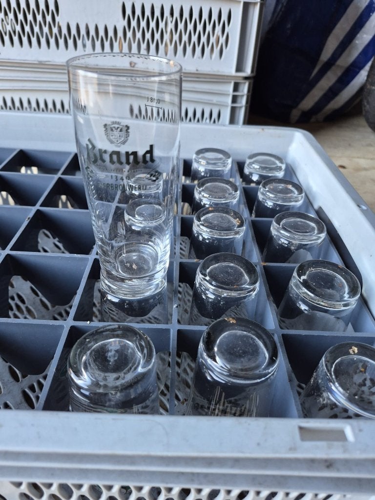Heel veel glaswerk, Glas of Glazen, Gebruikt, Ophalen of Verzenden, Glas
