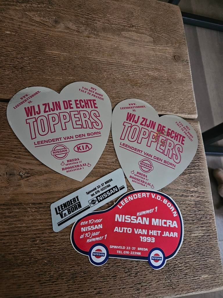Nissan Auto stickers, Ophalen of Verzenden, Zo goed als nieuw, Auto of Motor