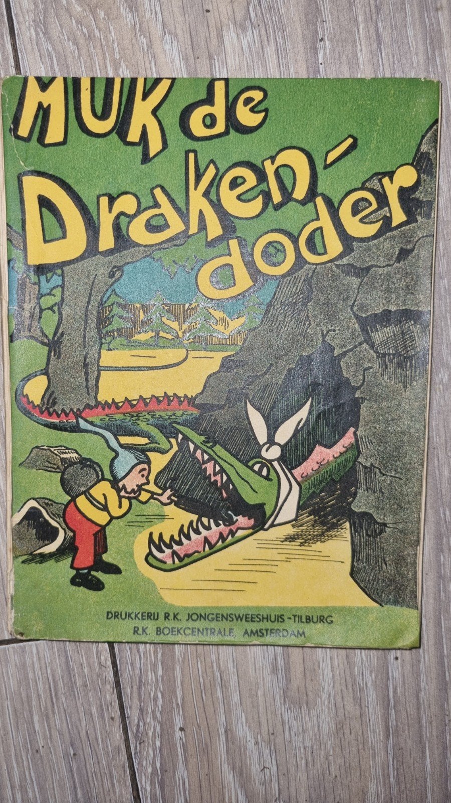 PUK en MUK de Draken-doder - Vintage Kinderboek, Boeken, Ophalen of Verzenden