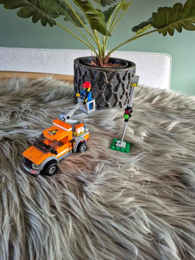 Lego 60054 lantaarn reparatietruck, Ophalen of Verzenden