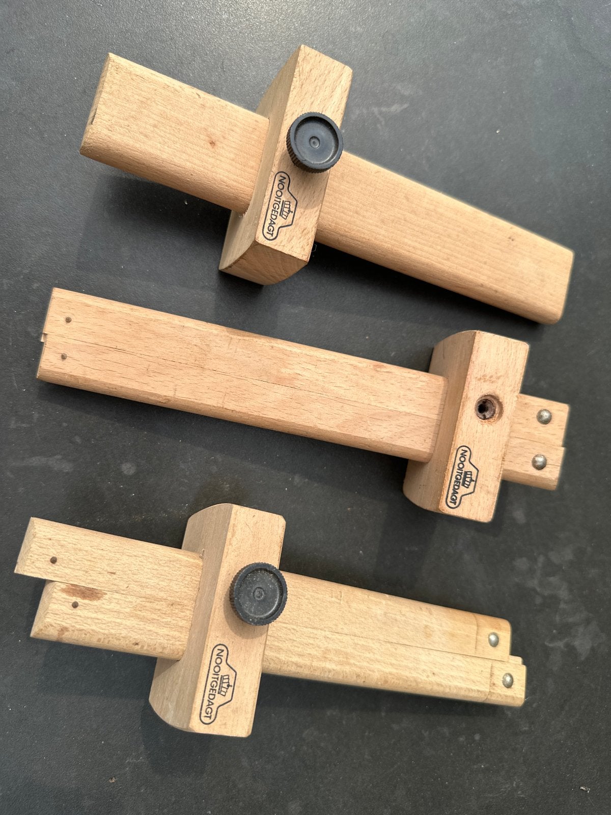 Nooitgedacht Afschrijfmaten - Set van 3, Doe-het-zelf en Verbouw, Gereedschap | Handgereedschap, Ophalen of Verzenden, Gebruikt
