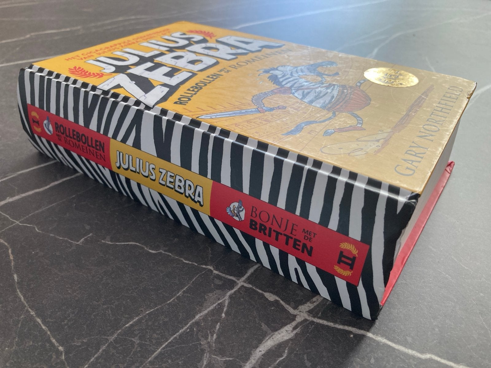 Julius Zebra: Rollebrollen met de Romeinen & Bonje met de Br, Boeken, Kinderboeken | Jeugd | 10 tot 12 jaar, Gelezen, Fictie, Ophalen of Verzenden
