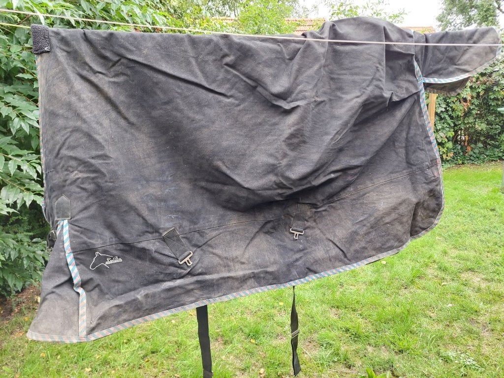 LuBa winterdeken 300 grams maat 195, Gebruikt, Overige merken, Dubbele borstsluiting, 300 g
