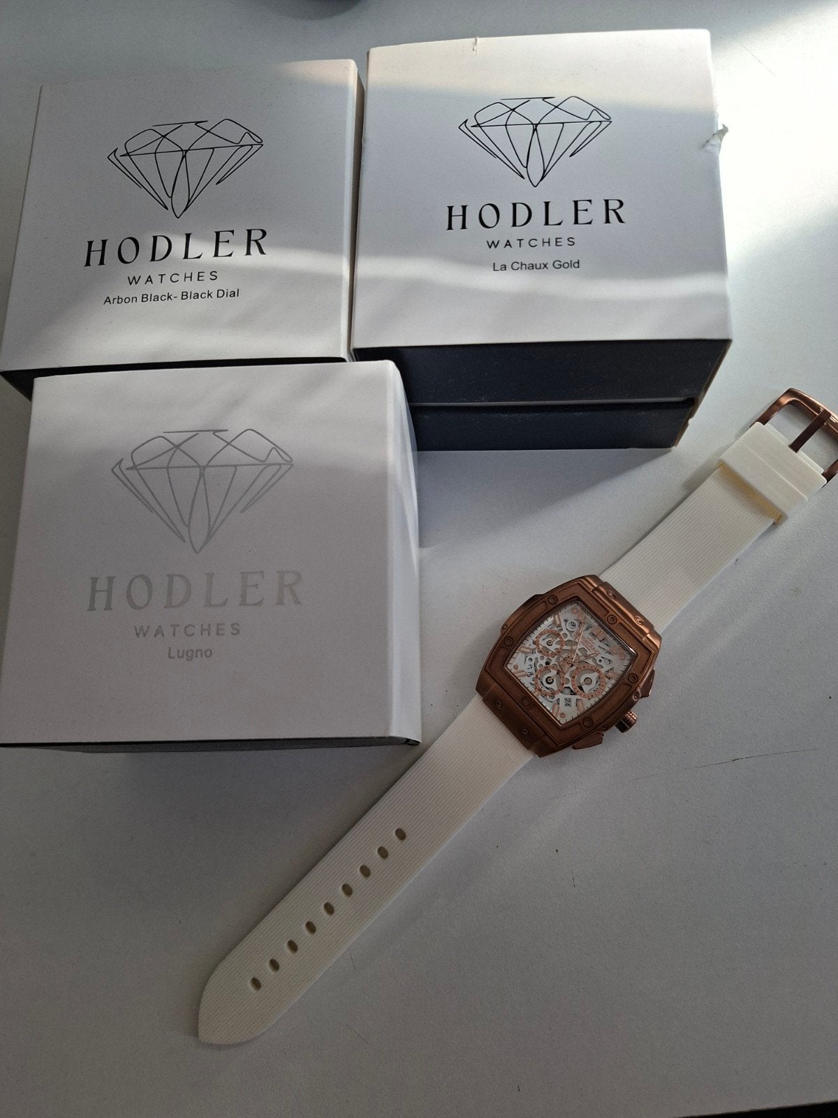 Heren Horloges - Rotorcraft RC5605 & 3x HODLER Watches, Sieraden, Tassen en Uiterlijk, Overige merken, Staal, Staal, Polshorloge