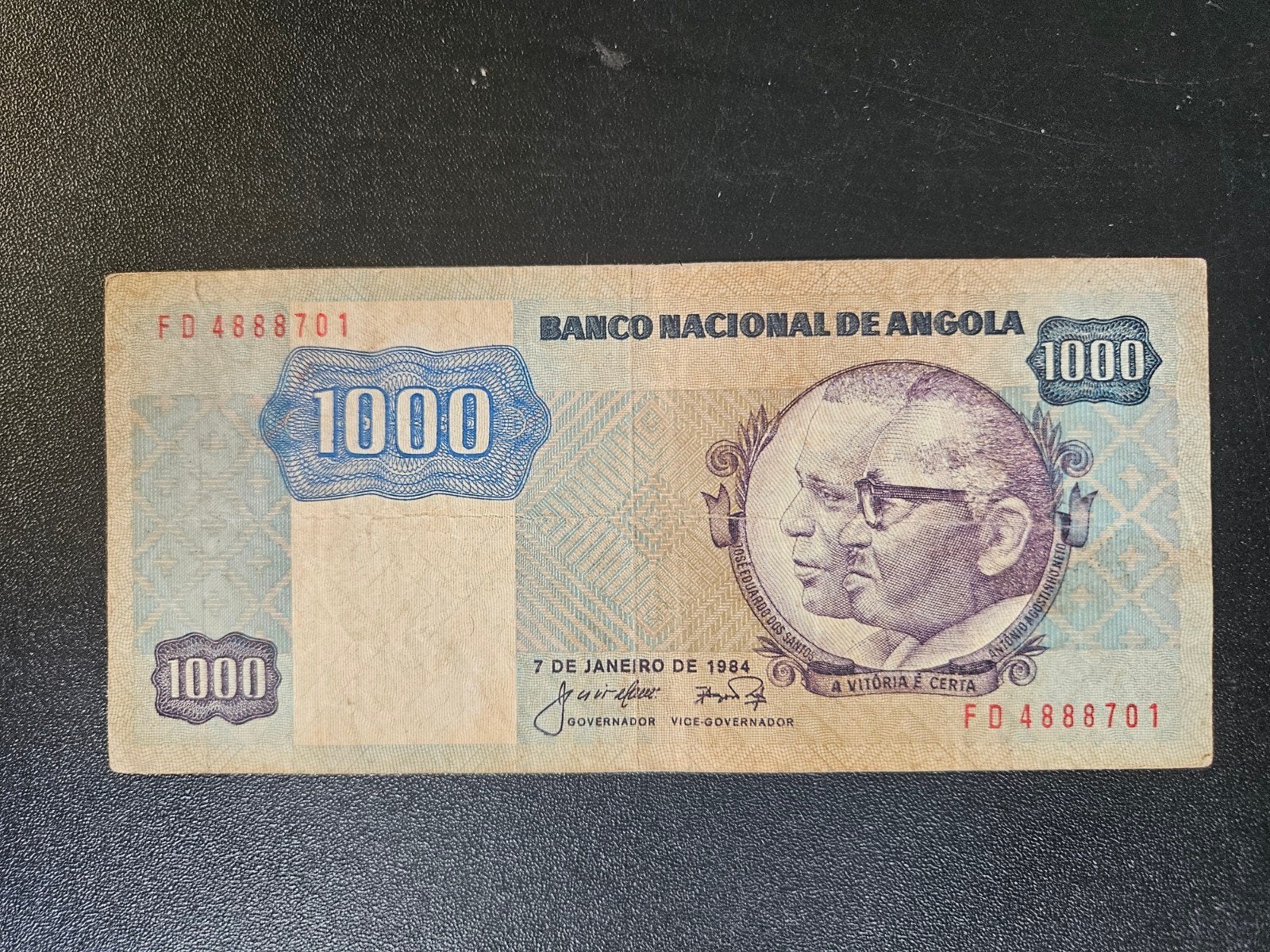 Angola pick 121a 1984, Postzegels en Munten, Bankbiljetten | Afrika, Ophalen of Verzenden, Overige landen, Los biljet