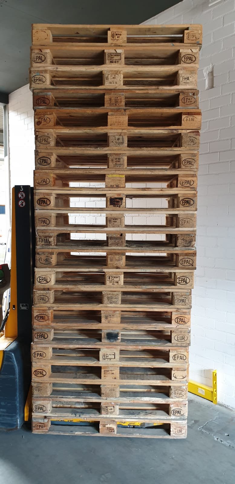 Euro pallets - pallets voor bank - tuin bank - hout, Ophalen, Overige houtsoorten, Minder dan 200 cm, Pallet