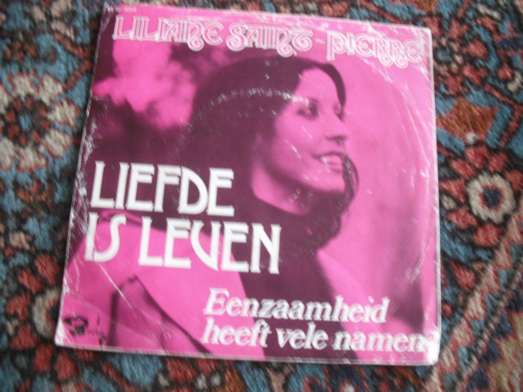 Liliane Saint Pierre - Liefde is leven., Cd's en Dvd's, Ophalen of Verzenden, Zo goed als nieuw, 12 inch, Levenslied of Smartlap