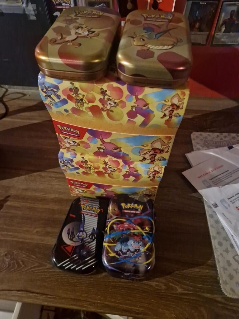 Lege Mini Tins 25 stuks verschillende sets, Ophalen of Verzenden, Zo goed als nieuw, Boosterbox