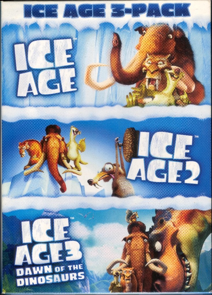 Ice Age 3-Pack, Gebruikt, Animatie, Amerikaans, Ophalen of Verzenden