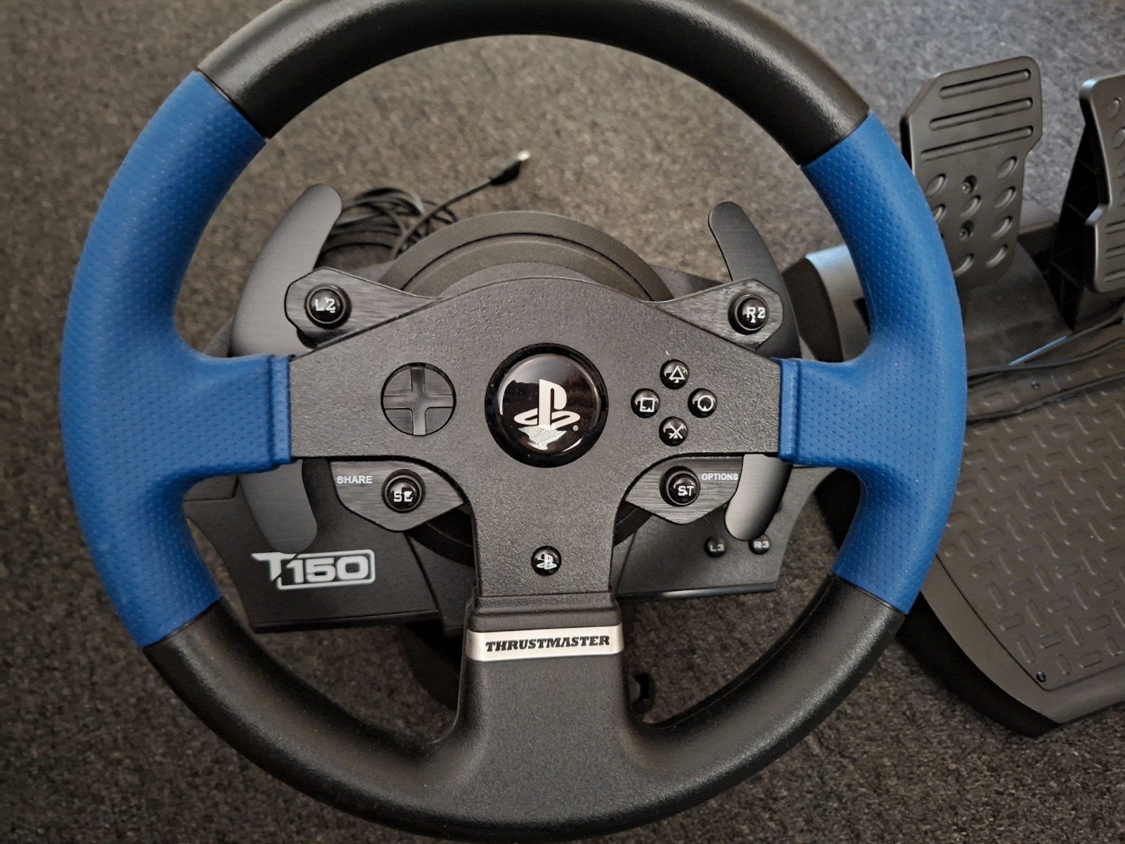 Thrustmaster T150 RS Force Feedback Stuur - PS4 + PS3 + PC, Spelcomputers en Games, Ophalen of Verzenden, Zo goed als nieuw
