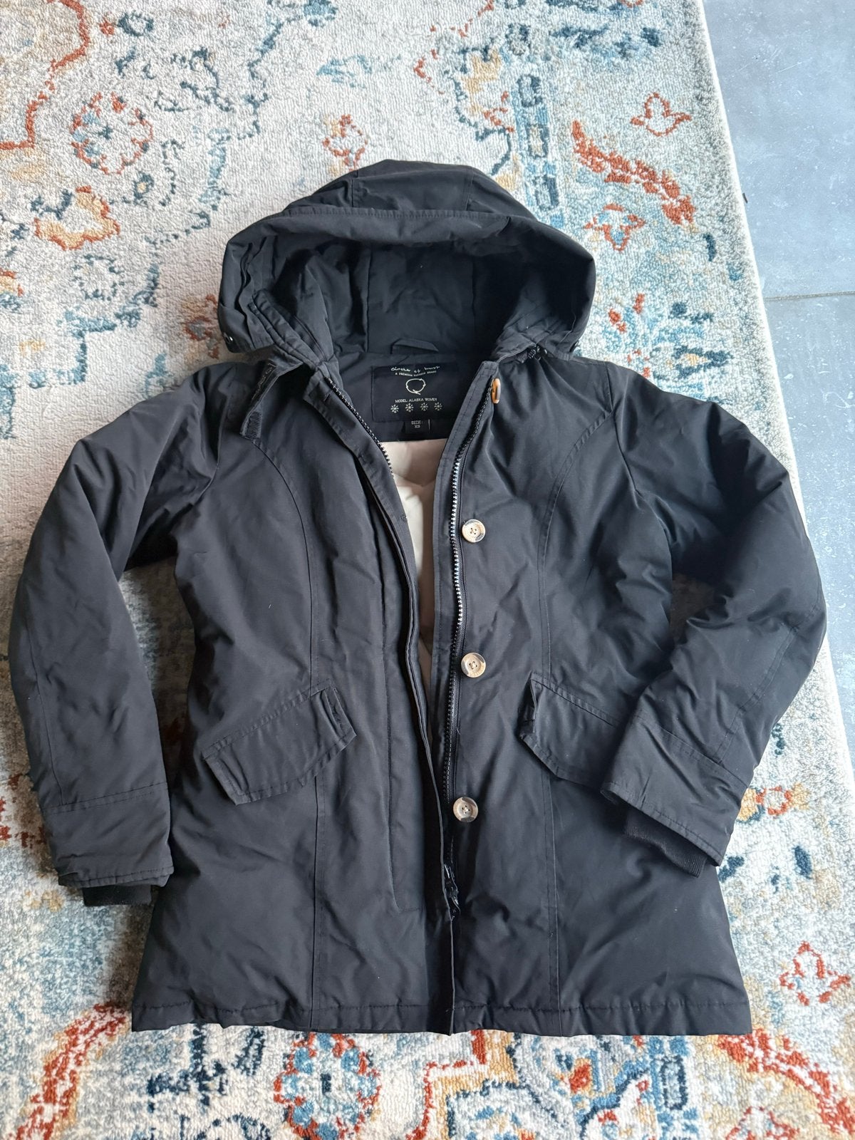 Circle of Trust Alaska Winterjas Dames Zwart Maat XS, Ophalen of Verzenden, Zo goed als nieuw, Maat 34 (XS) of kleiner, Zwart