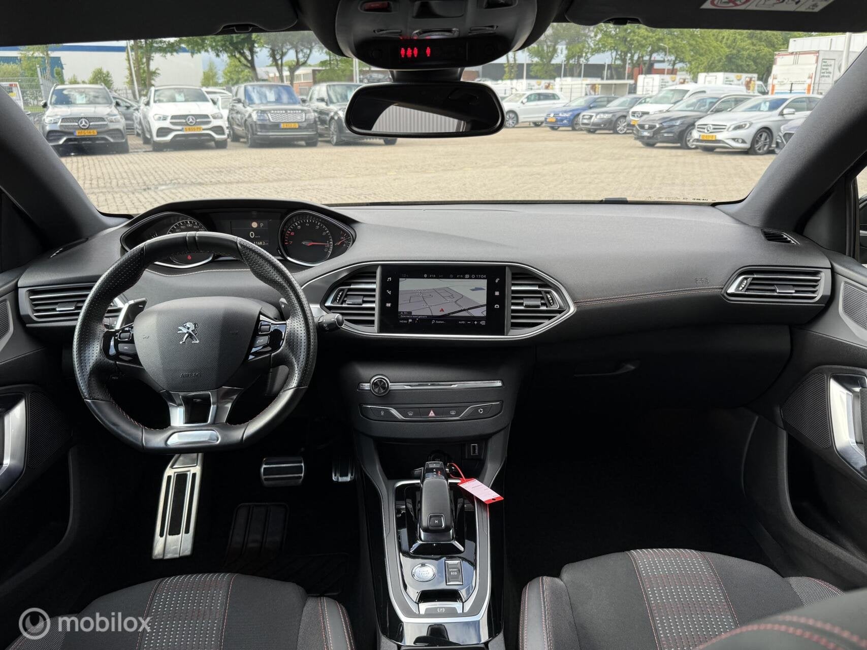 Peugeot 308 SW 1.2 PureTech GT-line AUTOMAAT | LED, Auto's, Peugeot, Gebruikt, 1199 cc, Blauw, Parkeersensor