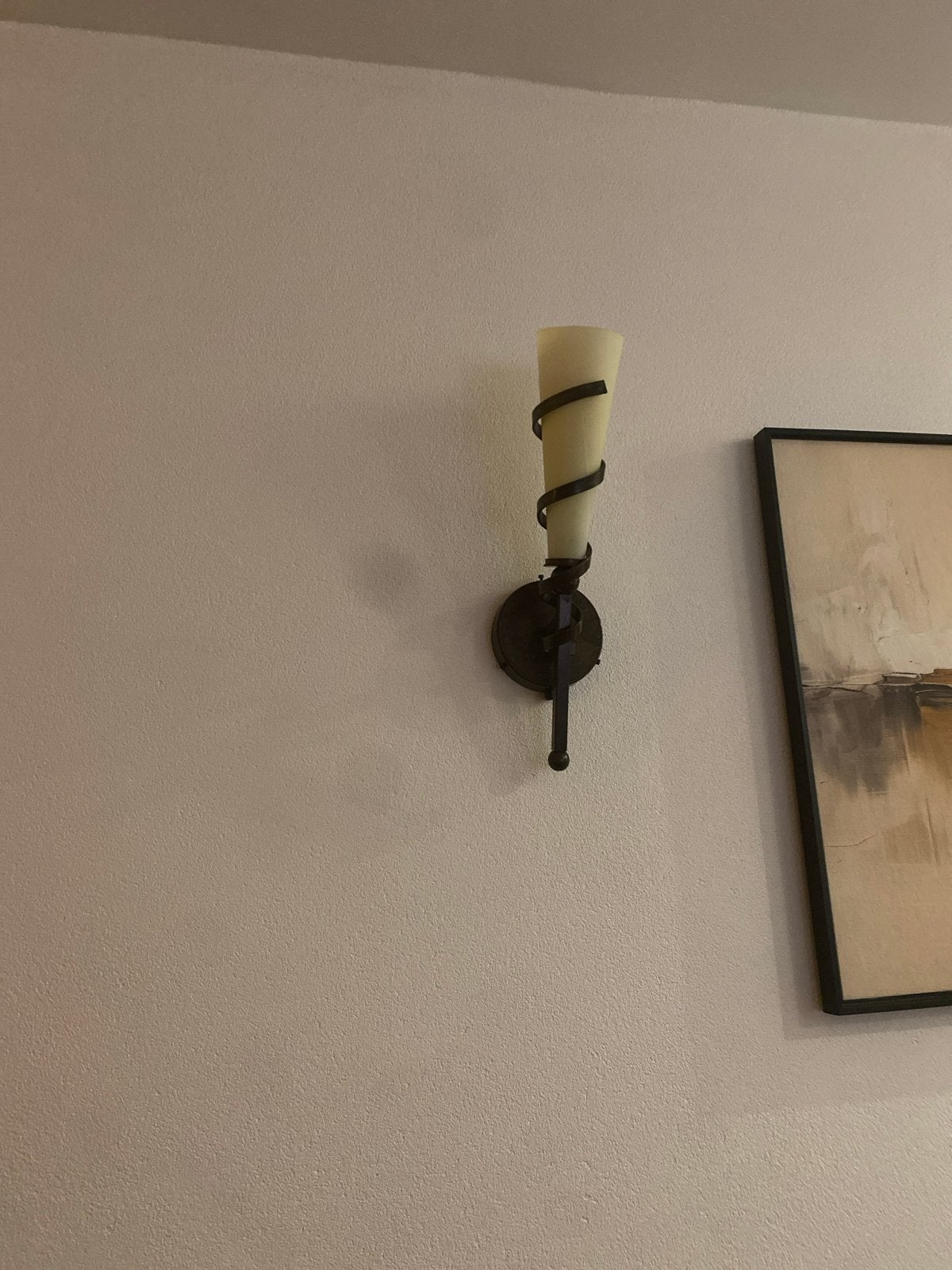 Set van 2 wandlampen - Sfeervolle verlichting, Ophalen, Metaal, Zwart, Klassiek