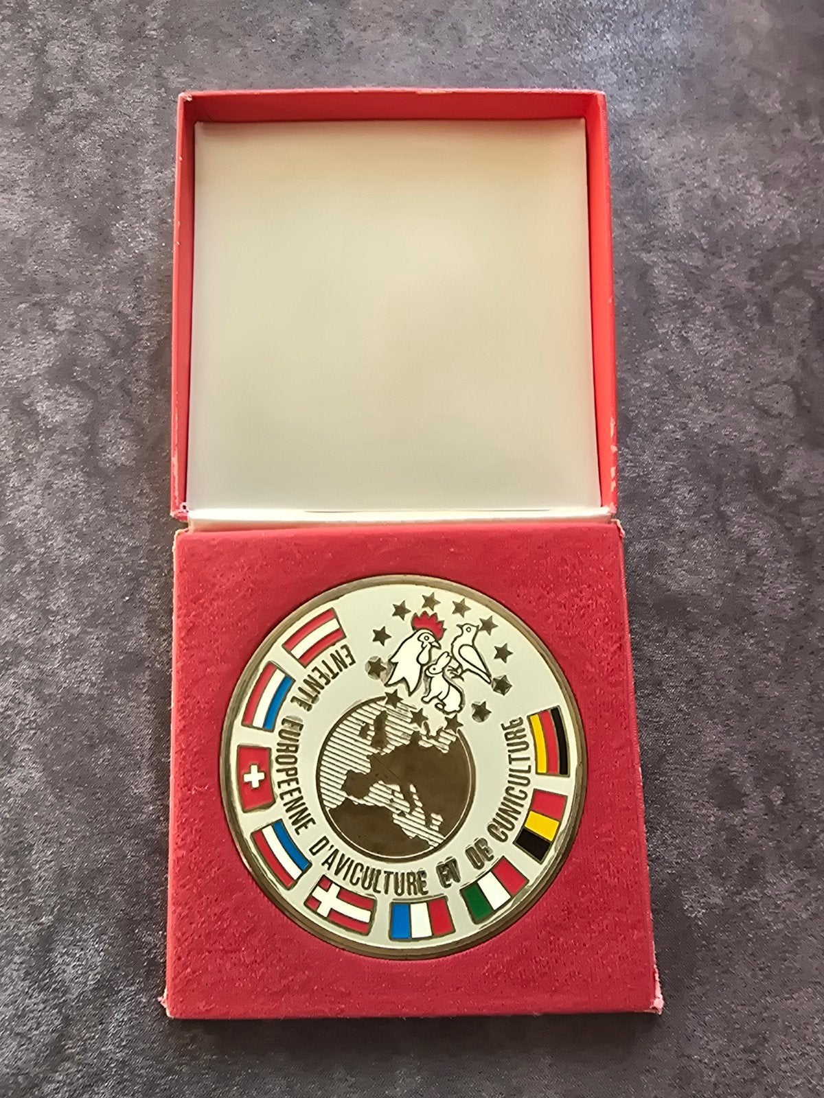 Herdenkingsmedaille Entente Européenne d'Aviculture, Ophalen of Verzenden