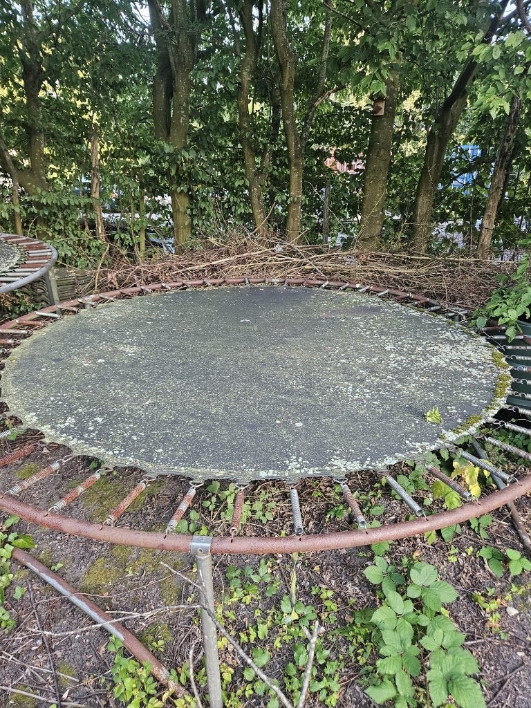 4 x trampoline, Ophalen