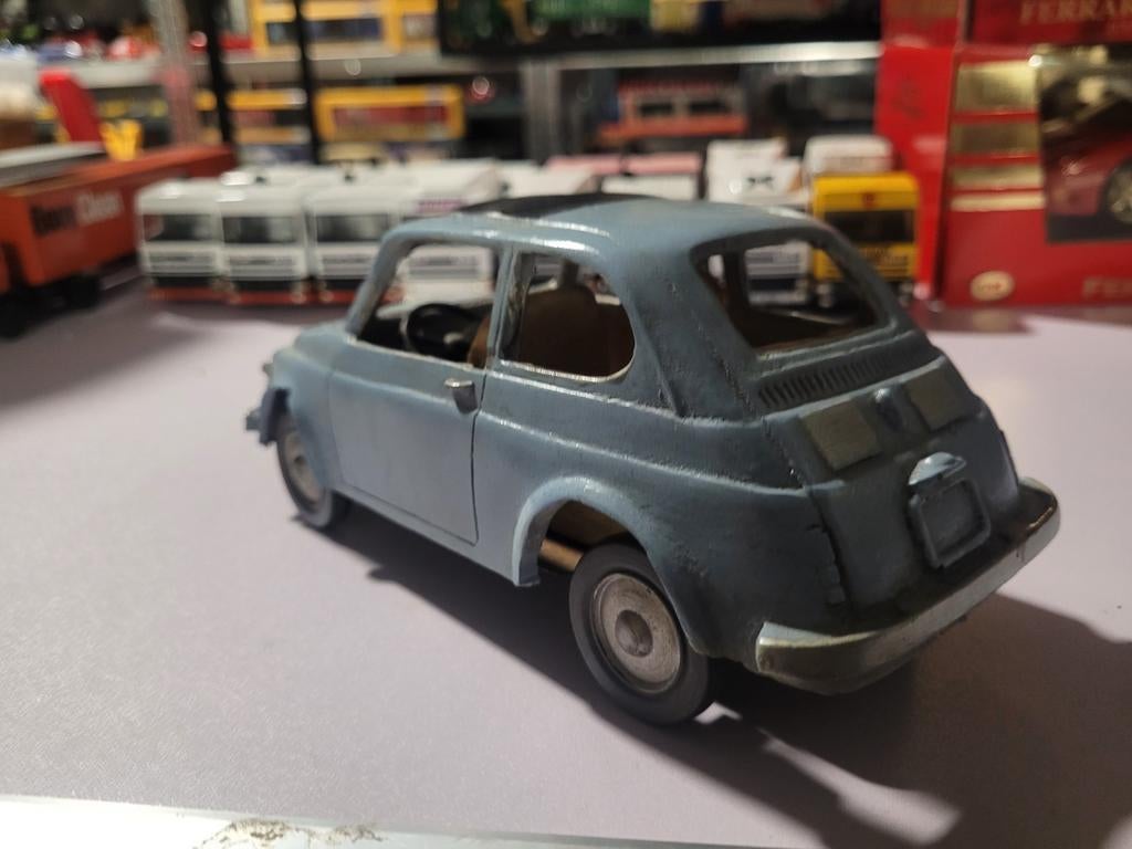 Fiat 500 cabrio, Hobby en Vrije tijd, Modelauto's | 1:18, Maisto, Auto, Burago, Ophalen of Verzenden