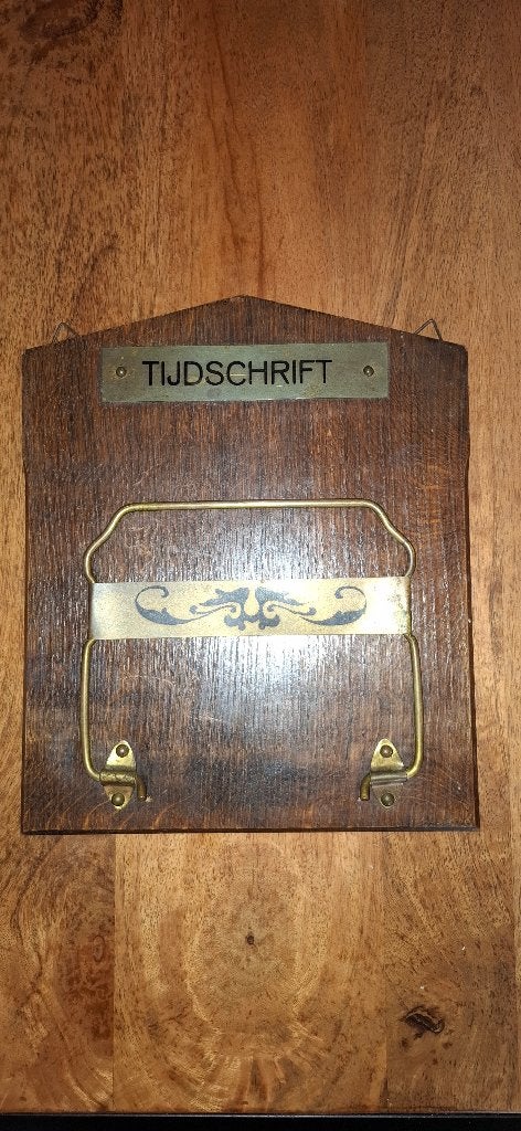 Tijdschrifthouder, Gebruikt, Wandmontage, Ophalen of Verzenden, Klassiek