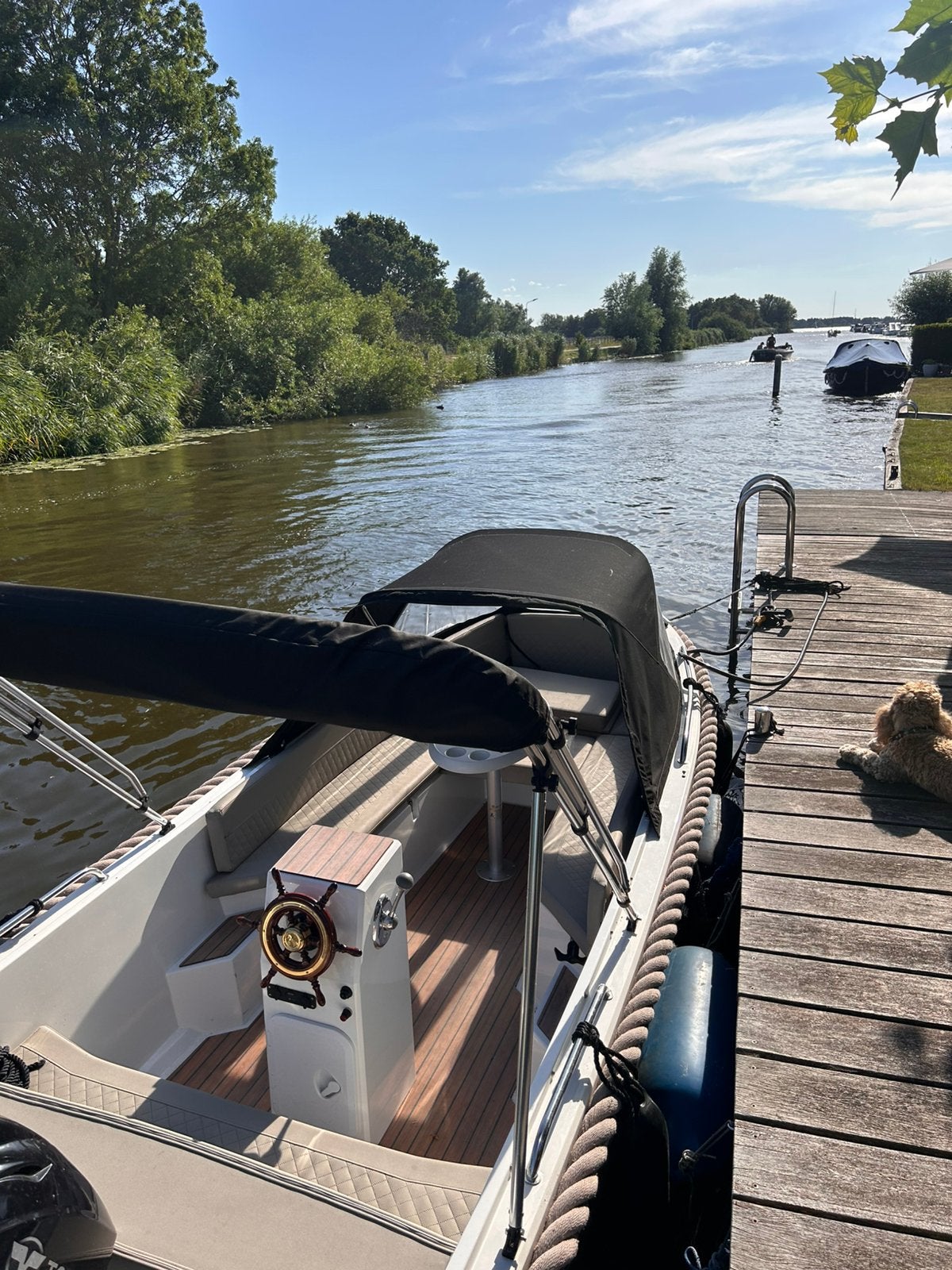 Amigo 470 Tender met Tohatsu 9.9 Buitenboordmotor, Watersport en Boten, Overige merken, Buitenboordmotor, 10 pk, Biminitop