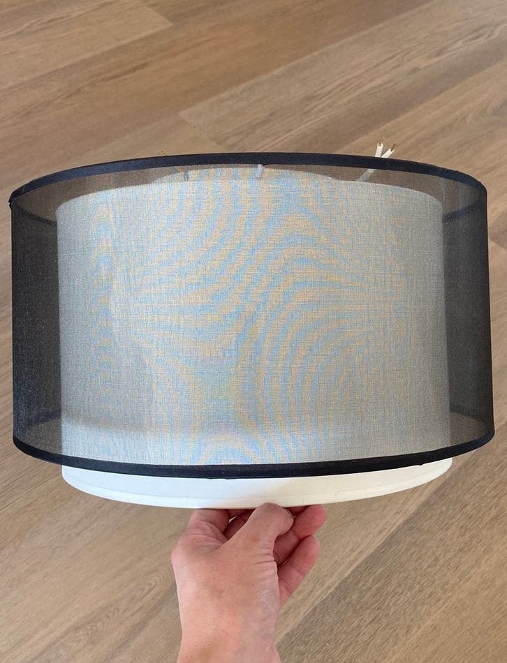 Gamma plafondlamp Ocala, Huis en Inrichting, Lampen | Lampenkappen, Ophalen, Gebruikt, 20 cm, Rond