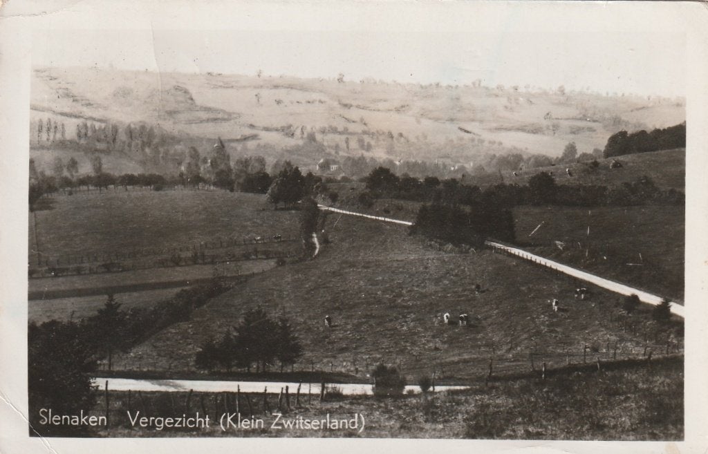 SLENAKEN Vergezicht (Klein Zwitserland) 1950, Verzenden, 1940 tot 1960, Gelopen, Limburg