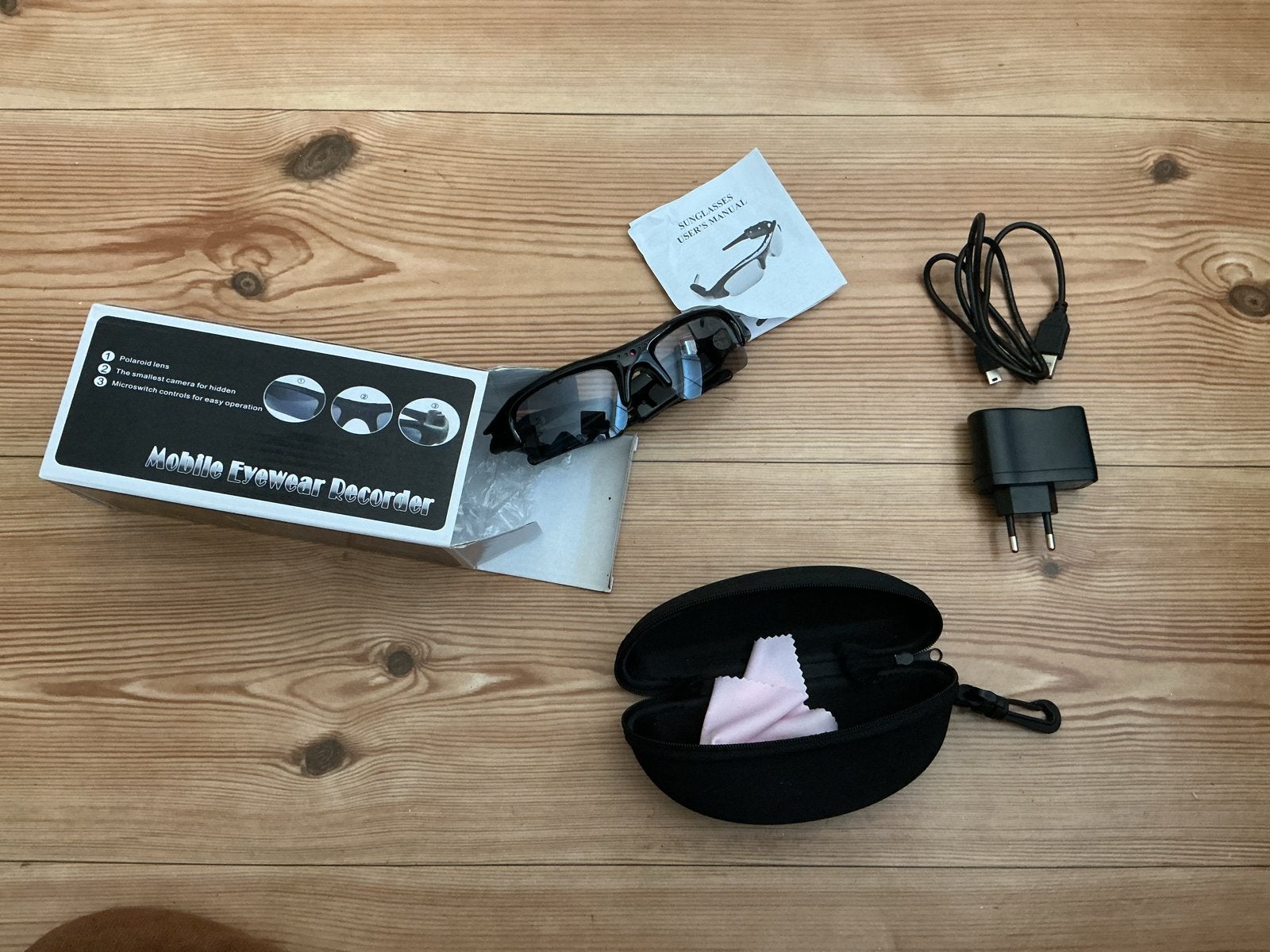 Mobile Eyewear Recorder - Camera Zonnebril, Overige merken, Overige soorten, Ophalen of Verzenden, Zo goed als nieuw
