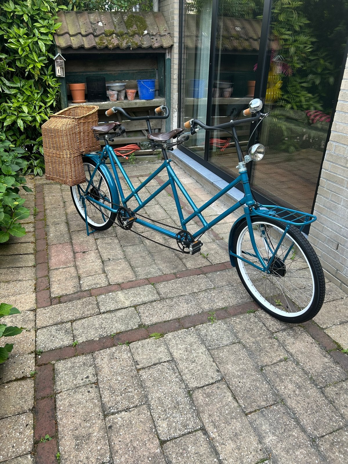 Unieke Gerestaureerde Tandem - Klaar voor Avontuur!, Fietsen en Brommers, Fietsen | Tandems, Gebruikt, 51 tot 55 cm, Ophalen, 53 tot 57 cm