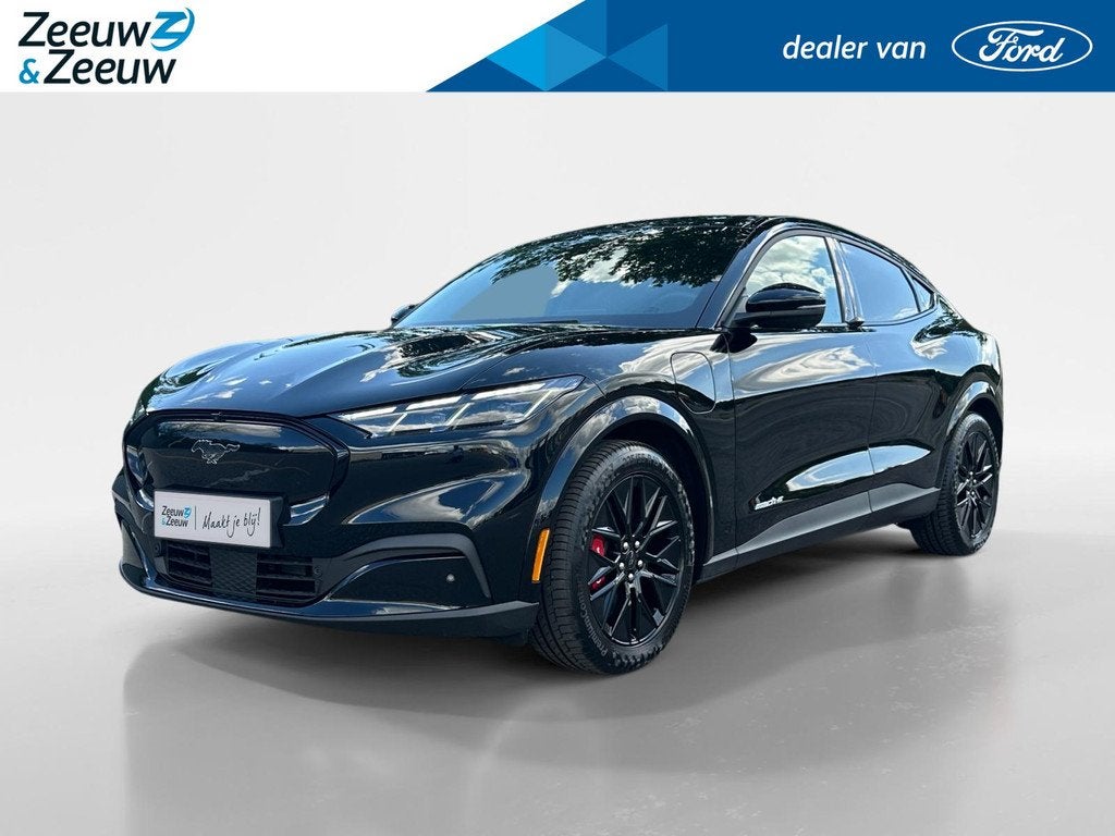 Ford Mustang Mach-E Extended Premium RWD 88 kWh | Uit Voorra, Auto's, Automaat, 12 maanden, Achterwielaandrijving, Zwart