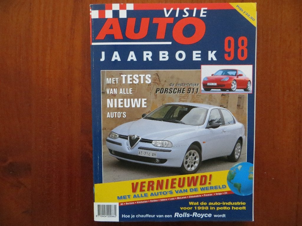 Autovisie Jaarboek 1998, Ophalen of Verzenden, Nieuw, Algemeen