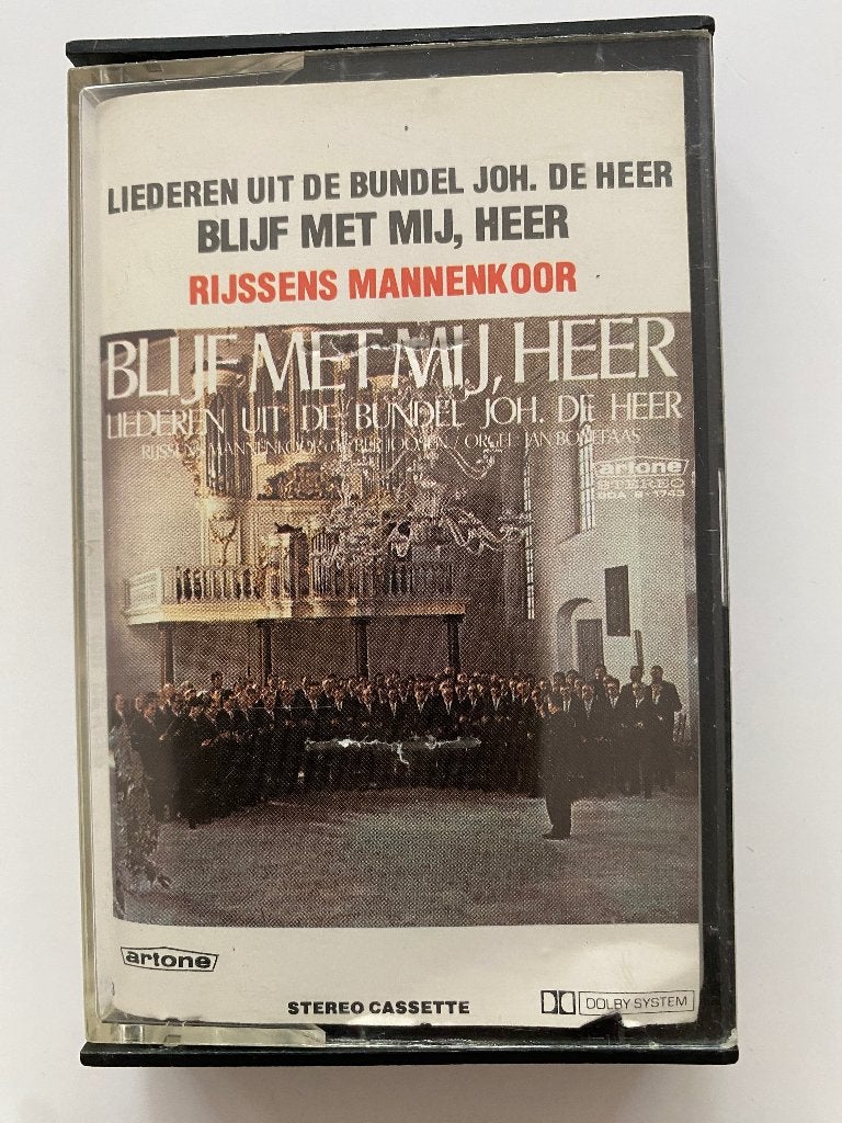 Liederen uit de Bundel Joh. de Heer - Blijf met mij, Heer, Gebruikt, 1 bandje, Ophalen of Verzenden, Origineel