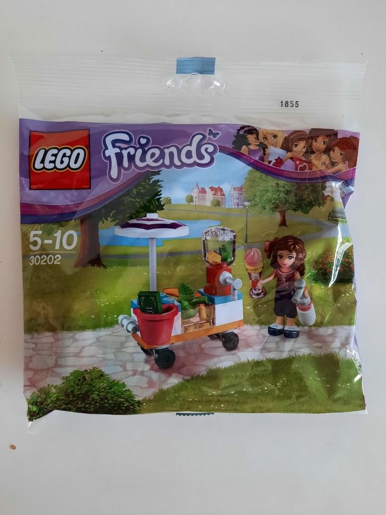 LEGO Friends 30202 Smoothie Kraam Polybag Nieuw, Ophalen of Verzenden, Nieuw, Meisje
