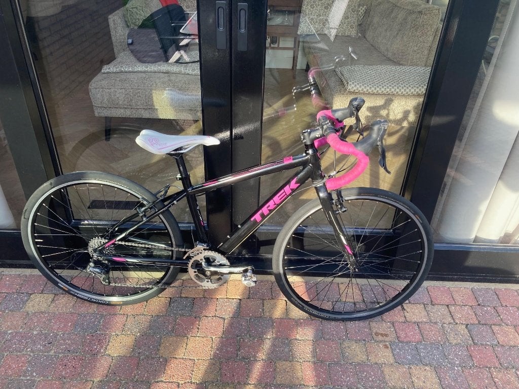 Foto 3 van Cross / Racefiets – framemaat 34 !!Roze of rood (eronder)!!