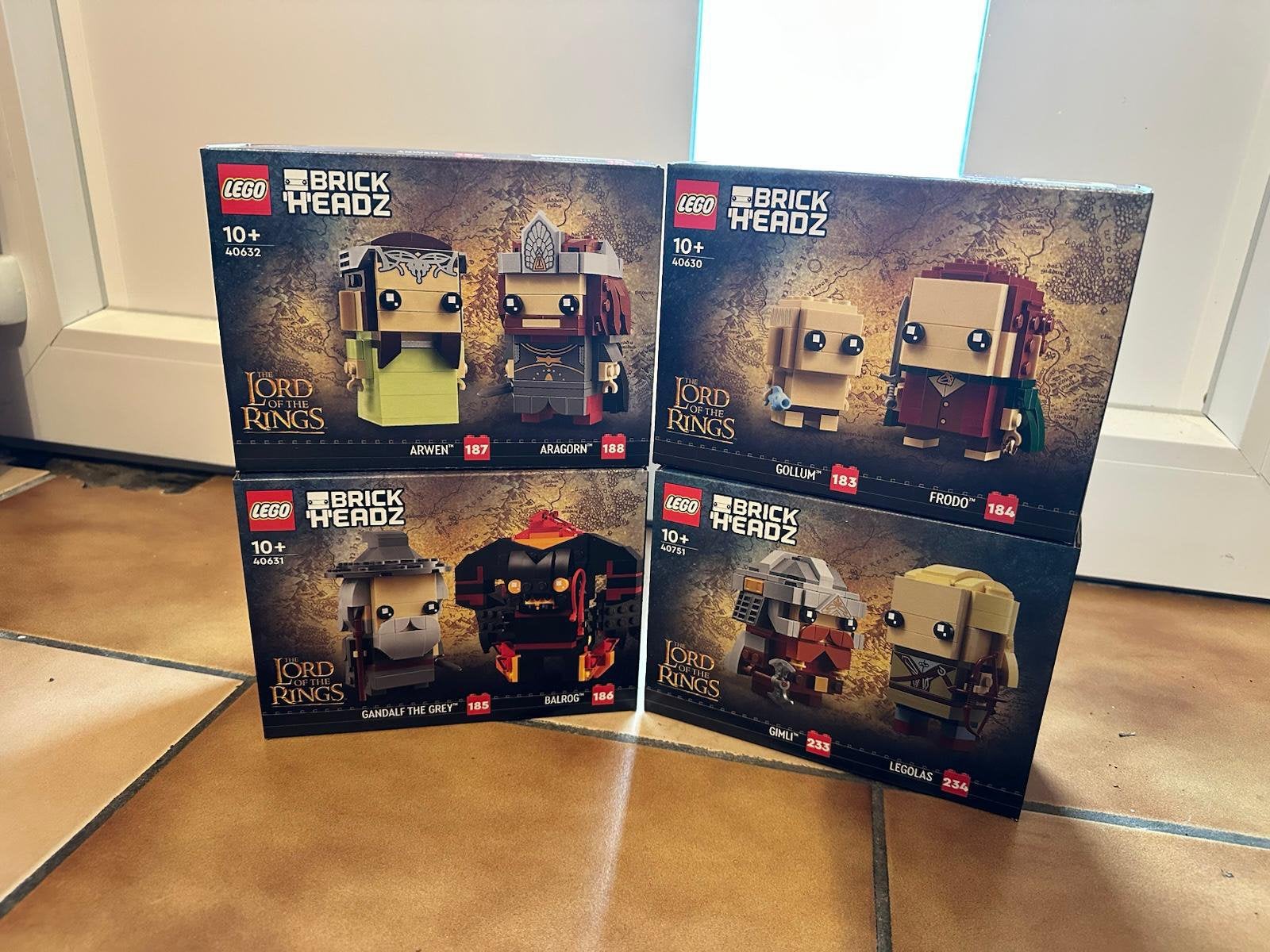 Lego BrickHeadz Lord of the Rings 4 pack nieuw in doos, BrickHeadz, Lego, Nieuw, Ophalen of Verzenden