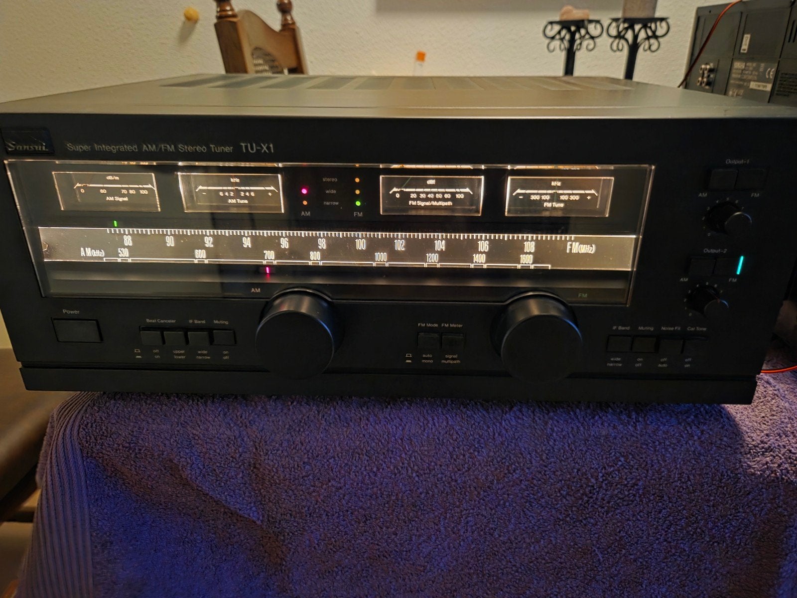 Sansui TU-X1 AM-FM Stereo Tuner - Topmodel, Werkt Perfect, Ophalen of Verzenden, Gebruikt, Analoog