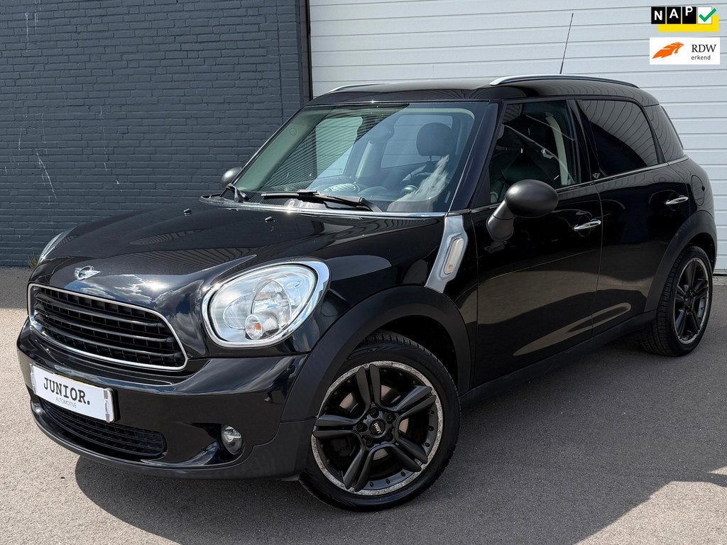 Mini Countryman 1.6 One LEDER/HARMAN/KARDON/CRUISE/S-VELGEN, Auto's, Mini, Voorwielaandrijving, Euro 5, Gebruikt, Zwart