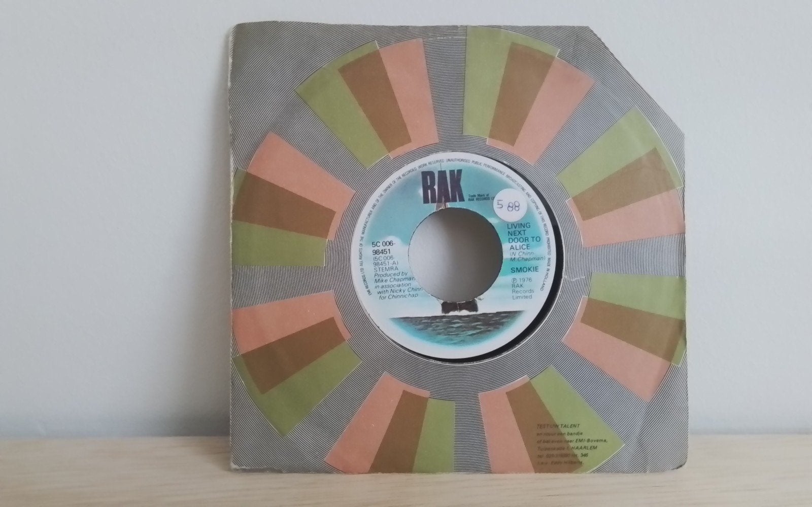 Smokie - living next  door to alice, Ophalen of Verzenden, Gebruikt, Pop