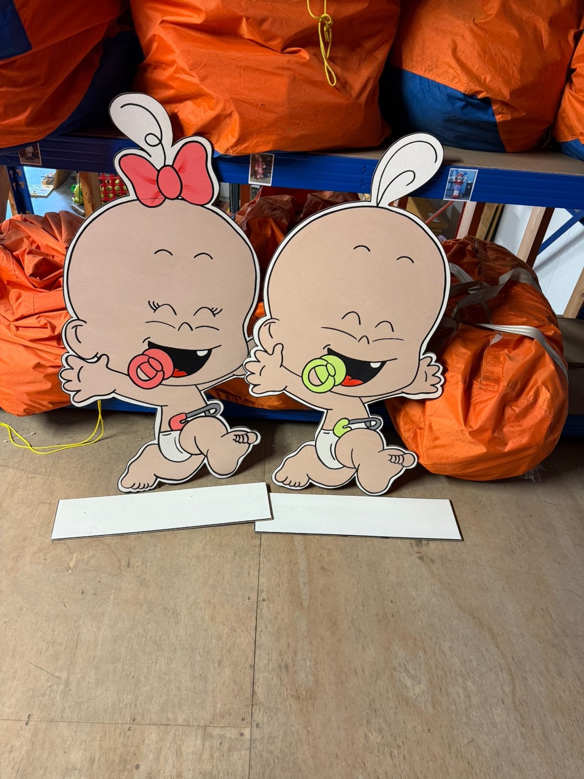 Nieuw 2 geboorte borden jongen en meisje, Ophalen, Nieuw, Geboorte of Huwelijk