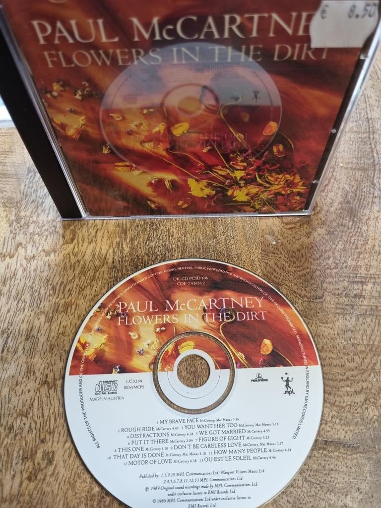 Cd Paul McCartney – Flowers In The Dirt, Ophalen of Verzenden, Gebruikt, Poprock