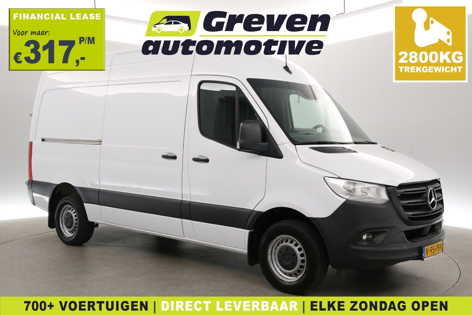 Mercedes-Benz Sprinter 317 CDI L2H2 170PK | 2800kg Trekgew., 13 km/l, Gebruikt, Euro 6, 4 cilinders
