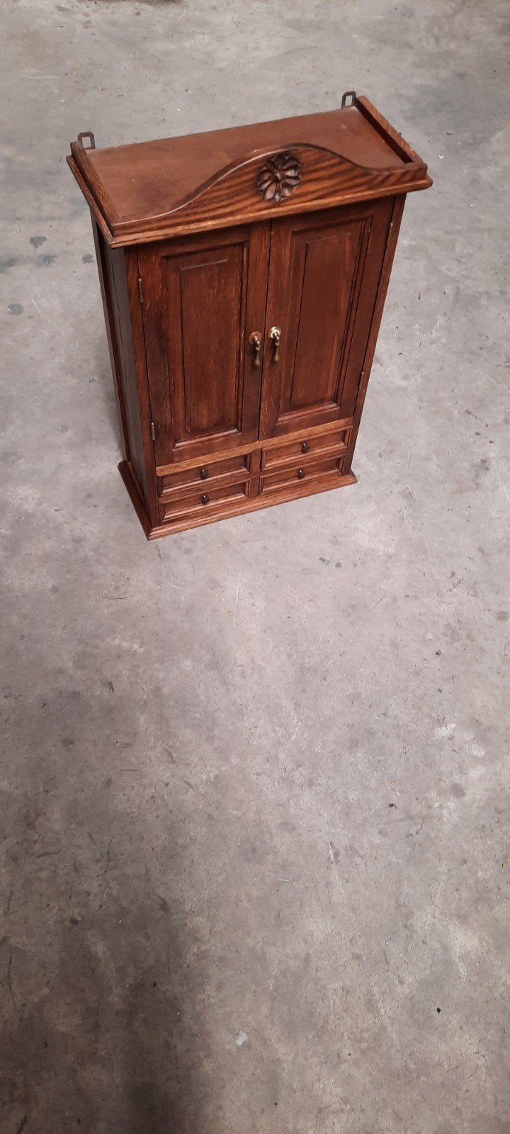 Antiek muur kastje, Antiek en Kunst, Antiek | Meubels | Kasten, Ophalen